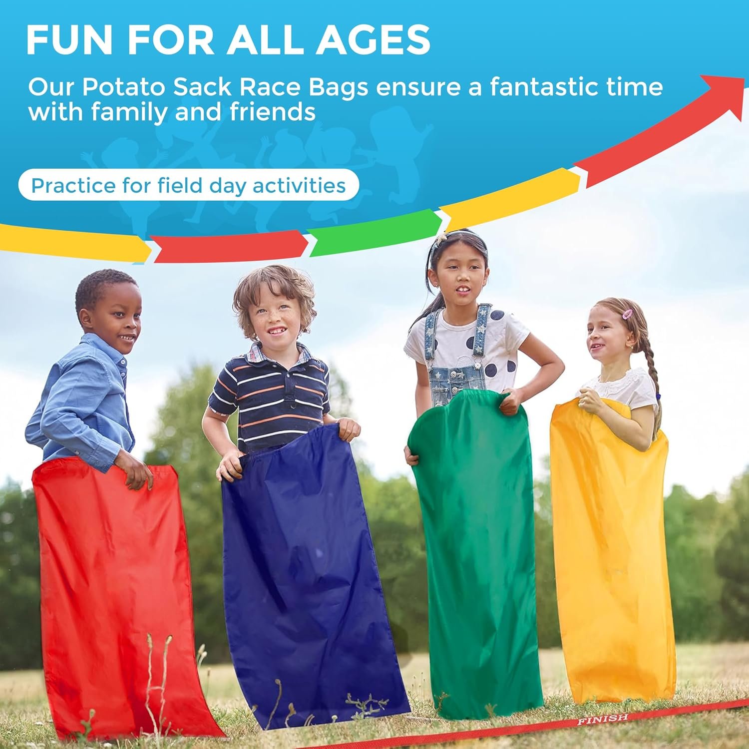 53 Pcs Outdoor Games for Kids & Adults